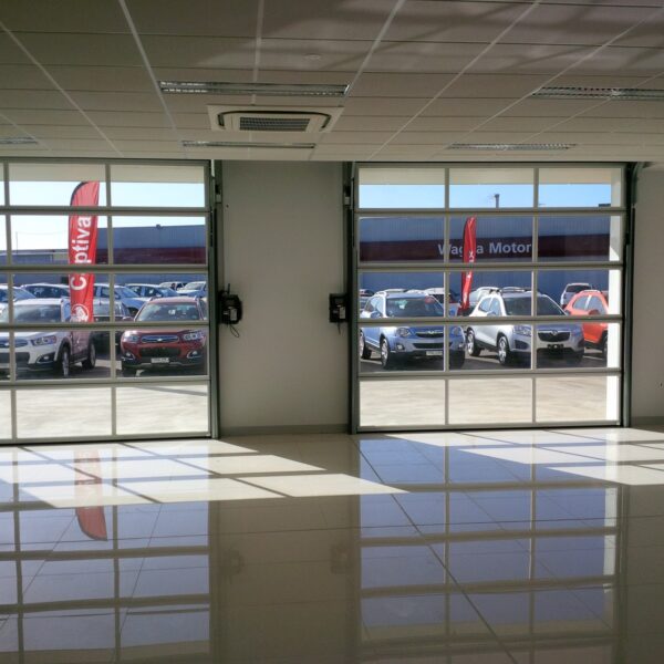 Compact Sectional Door Internal Car Showroom