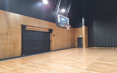 Innovative Sectional Doors at State Basketball Centre