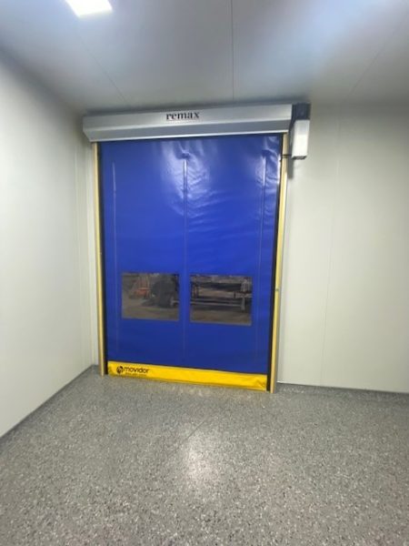 Movidor clean room doors, with their quick, automated, and hygienic access solutions