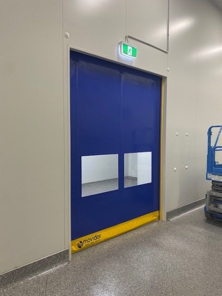 Movidor clean room doors, with their quick, automated, and hygienic access solutions